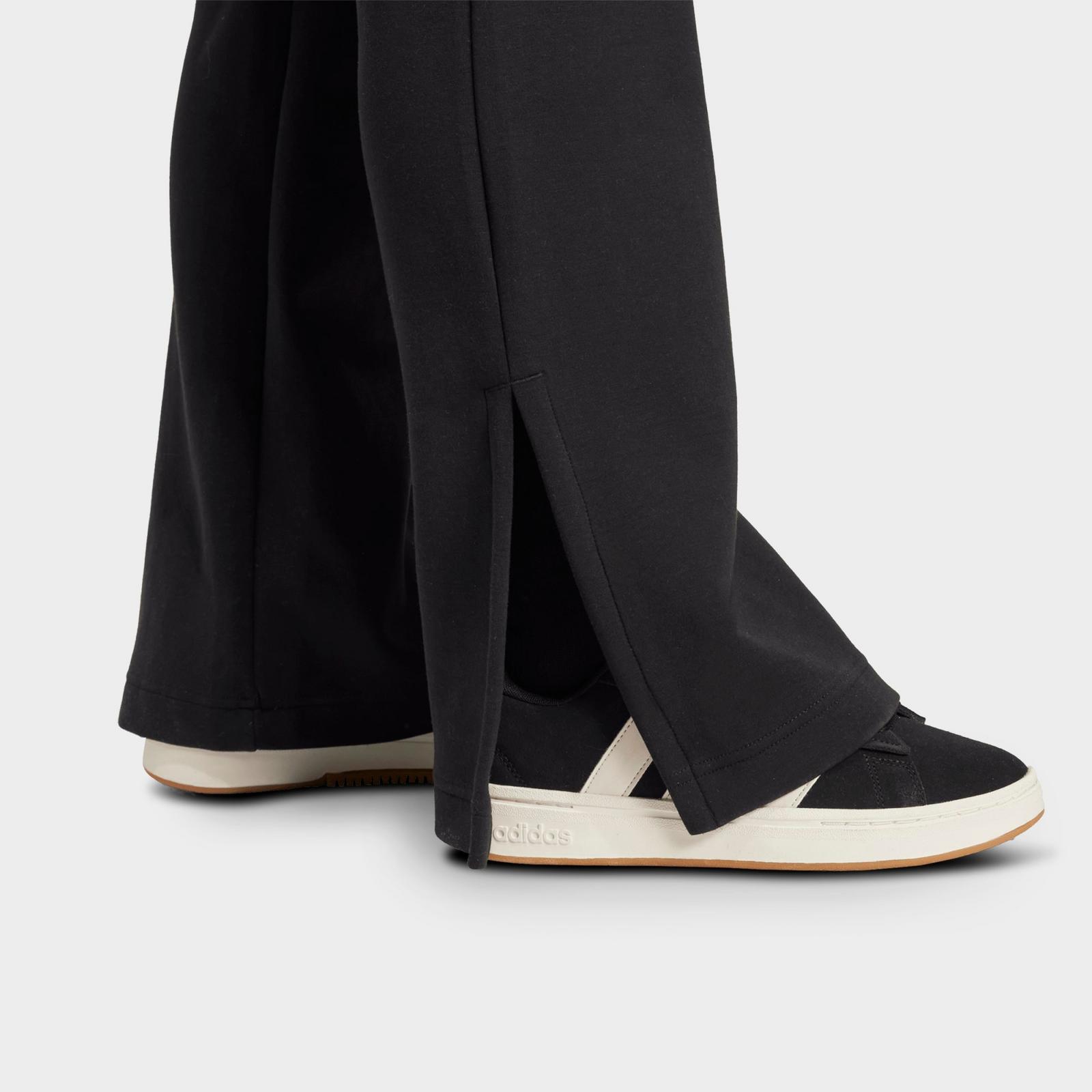 Women's adidas Sportswear Soft Lux Flared Pants - Black - view 5