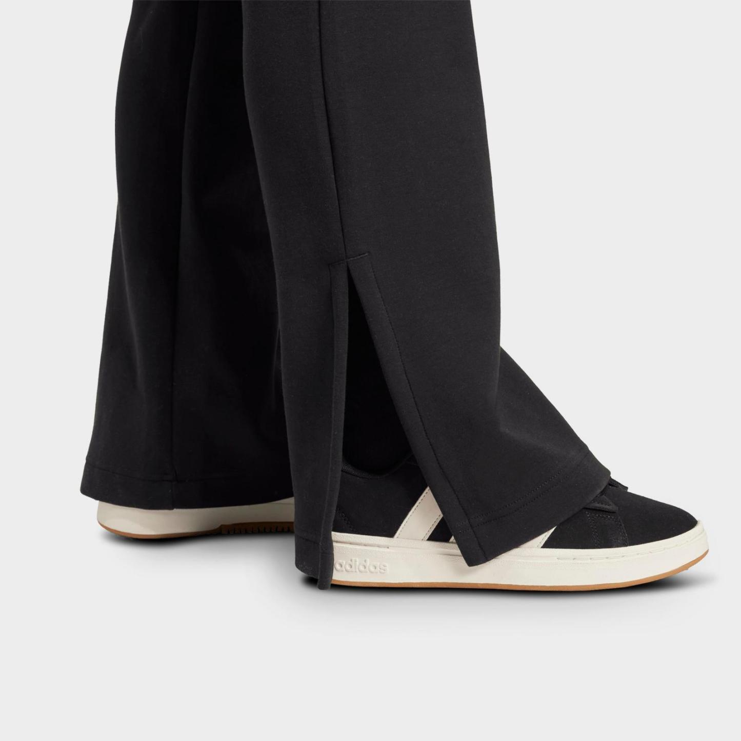 Women's adidas Sportswear Soft Lux Flared Pants - Black - view 5