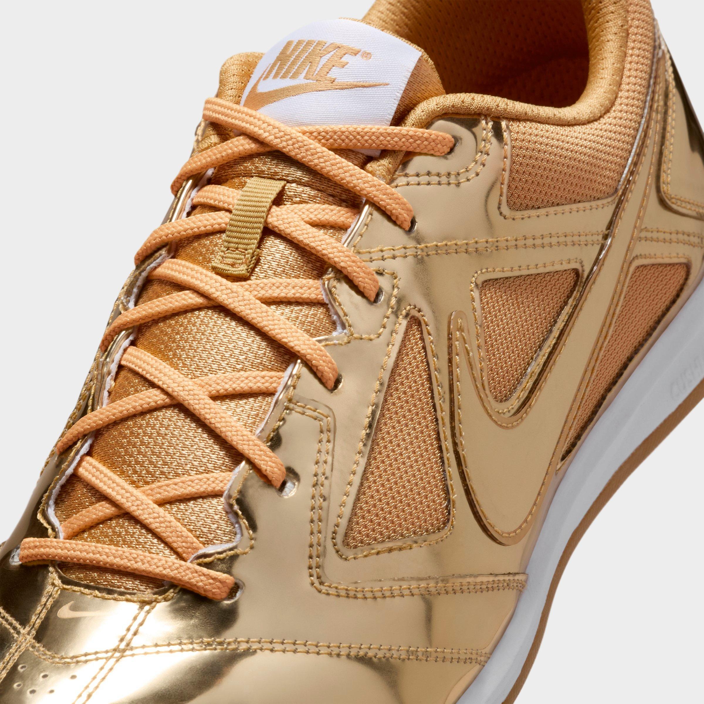 Men's Nithtke Gato LV8 Casual Shoes - Metallic Gold/White/Gum Light Brown/Metallic Gold - Detail shot