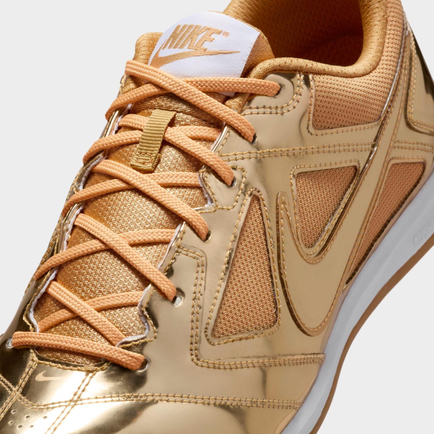 Men's Nithtke Gato LV8 Casual Shoes - Metallic Gold/White/Gum Light Brown/Metallic Gold - Detail shot