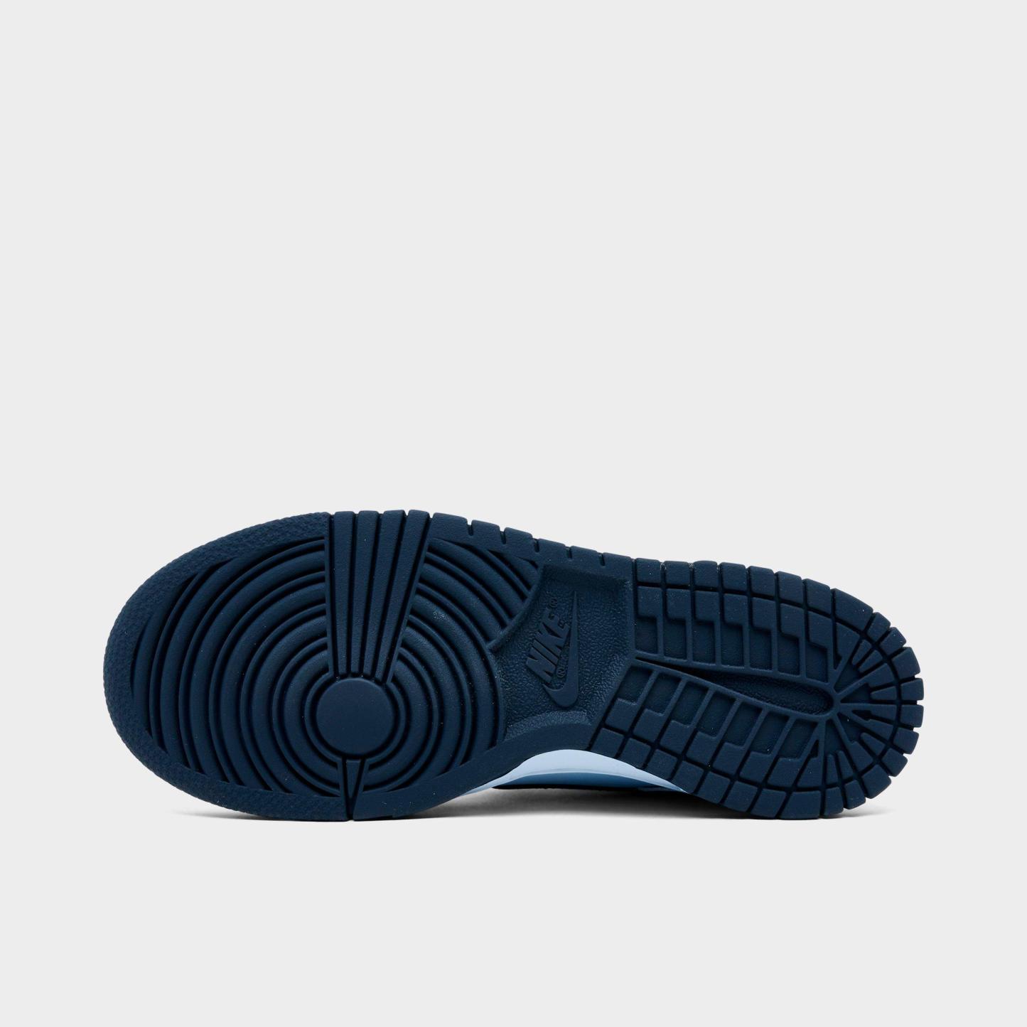 Big Kids' Nithtke Dunk Low Casual Shoes - Part 1 - Hydrogen Blue/Thunder Blue - Bottom view