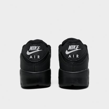 Men's Nithtke Air Max 90 Casual Shoes - Part 4 - Black/Wolf Grey - Back view