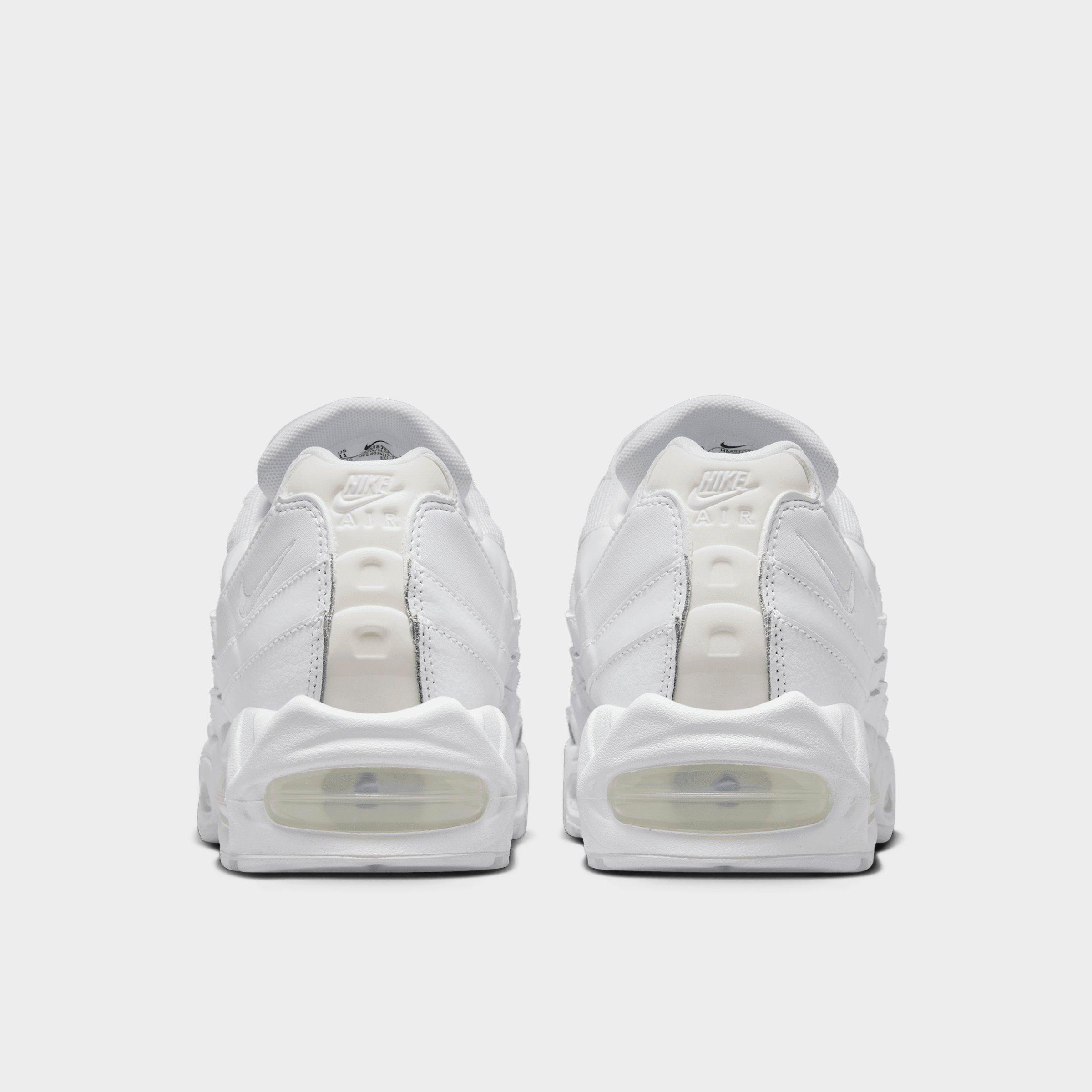 Men's Nithtke Air Max 95 Big Bubble Scorpion Casual Shoes - Part 2 - White/White/Pure Platinum/White - Top view