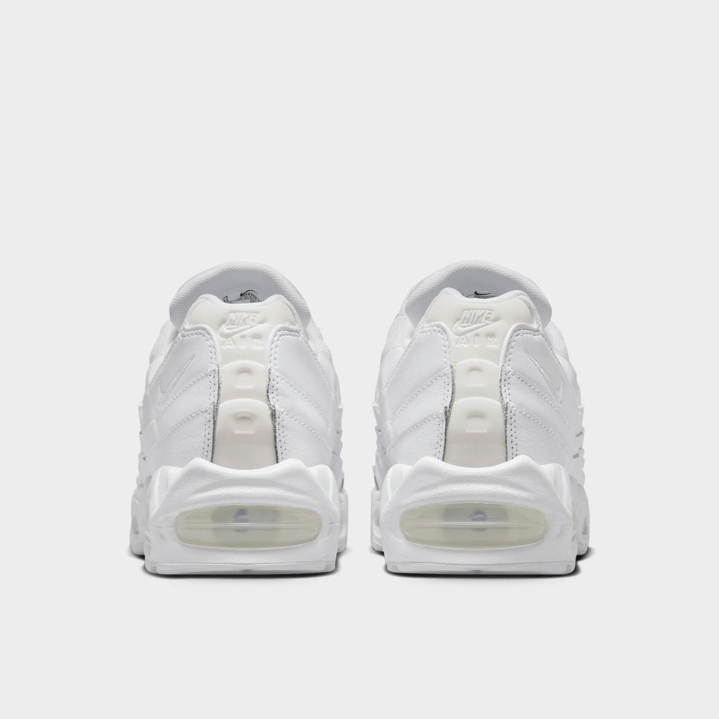 Men's Nithtke Air Max 95 Big Bubble Scorpion Casual Shoes - Part 2 - White/White/Pure Platinum/White - Top view
