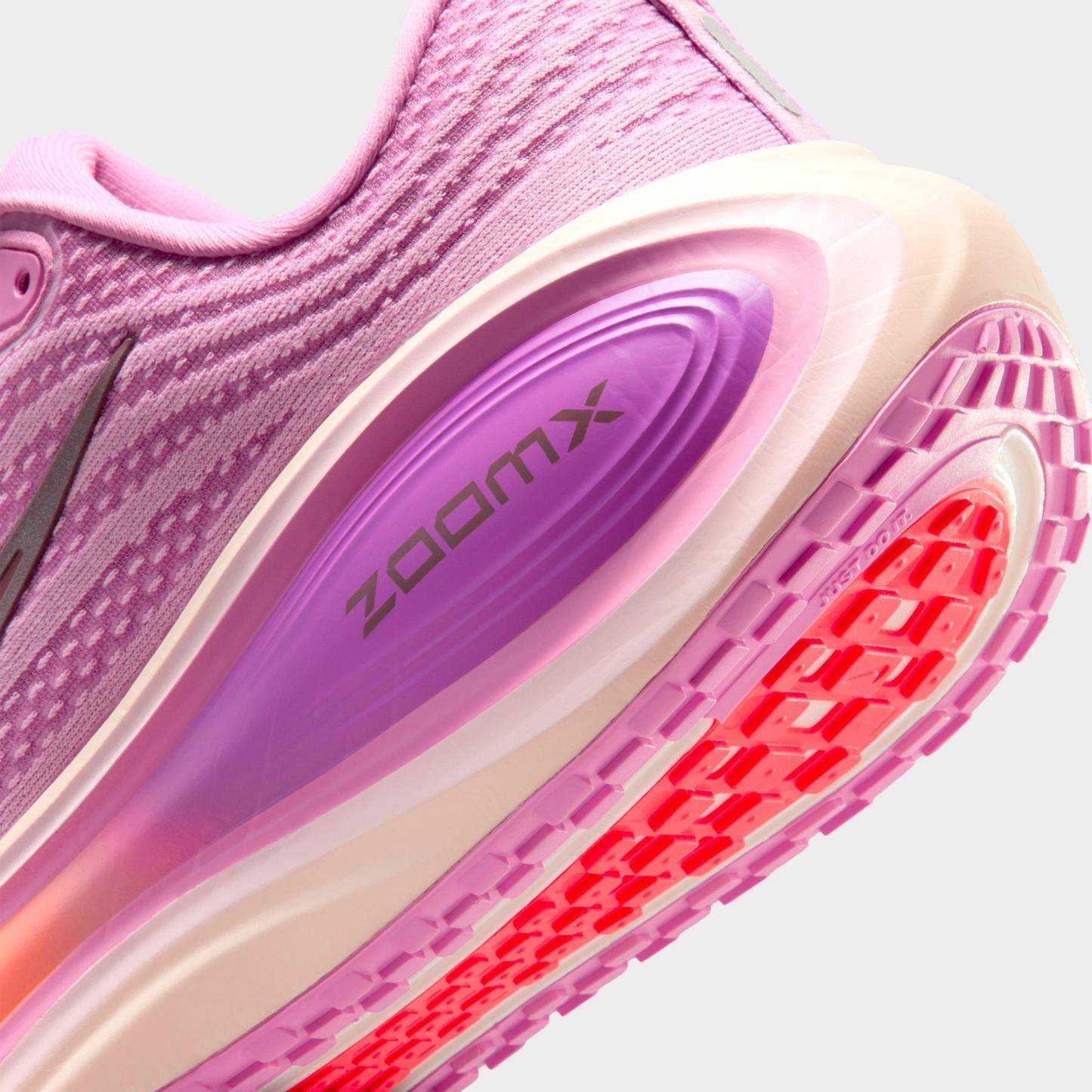 Women's Nithtke Vomero Plus Running Shoes - Part 1 - Light Magenta/Pink Foam/Bright Violet/Black - Detail shot