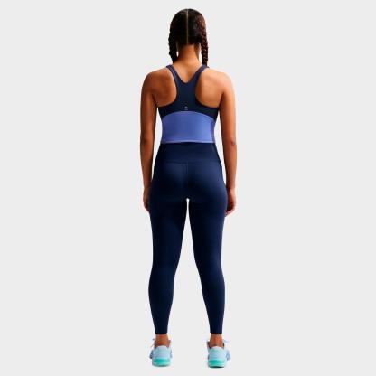 Women's Nithtke One Dri-FIT High-Rise 7/8 Training Tights - Midnight Navy/White