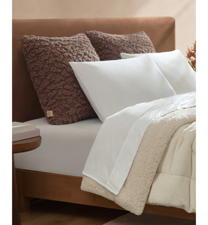 UGG® Shira Chunky Euro Pillow, 24" x 24" - Allspice