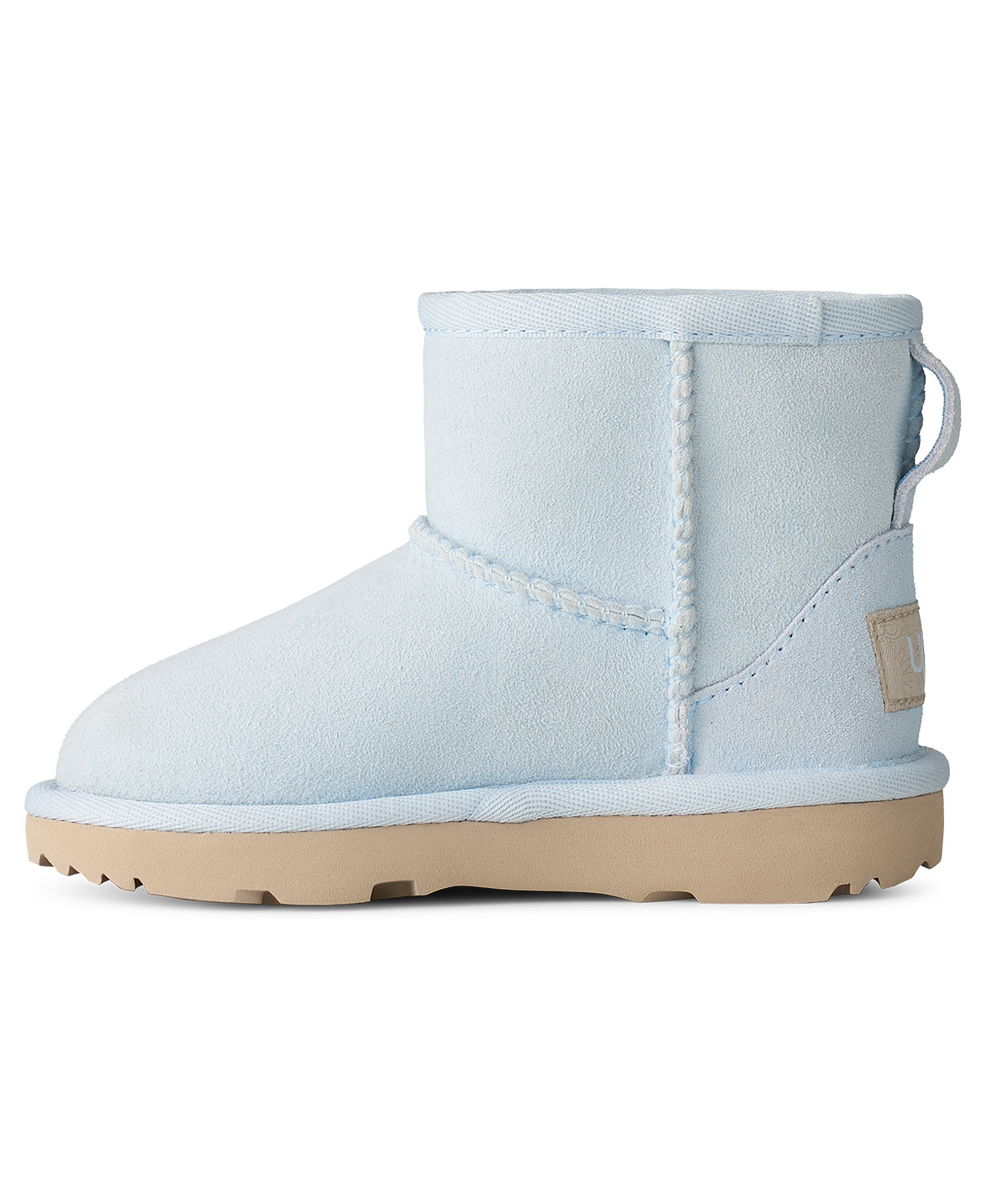 UGG® Toddler Kids Classic Mini II Round Toe Booties - Sky Blue
