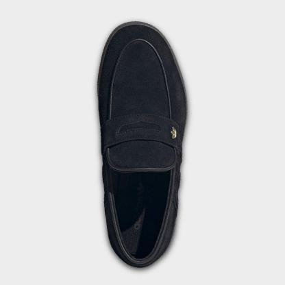 Women's adidas Originals Handball Spezial Loafer Casual Shoes - Part 1 - Core Black/Core Black/Gum - Top view