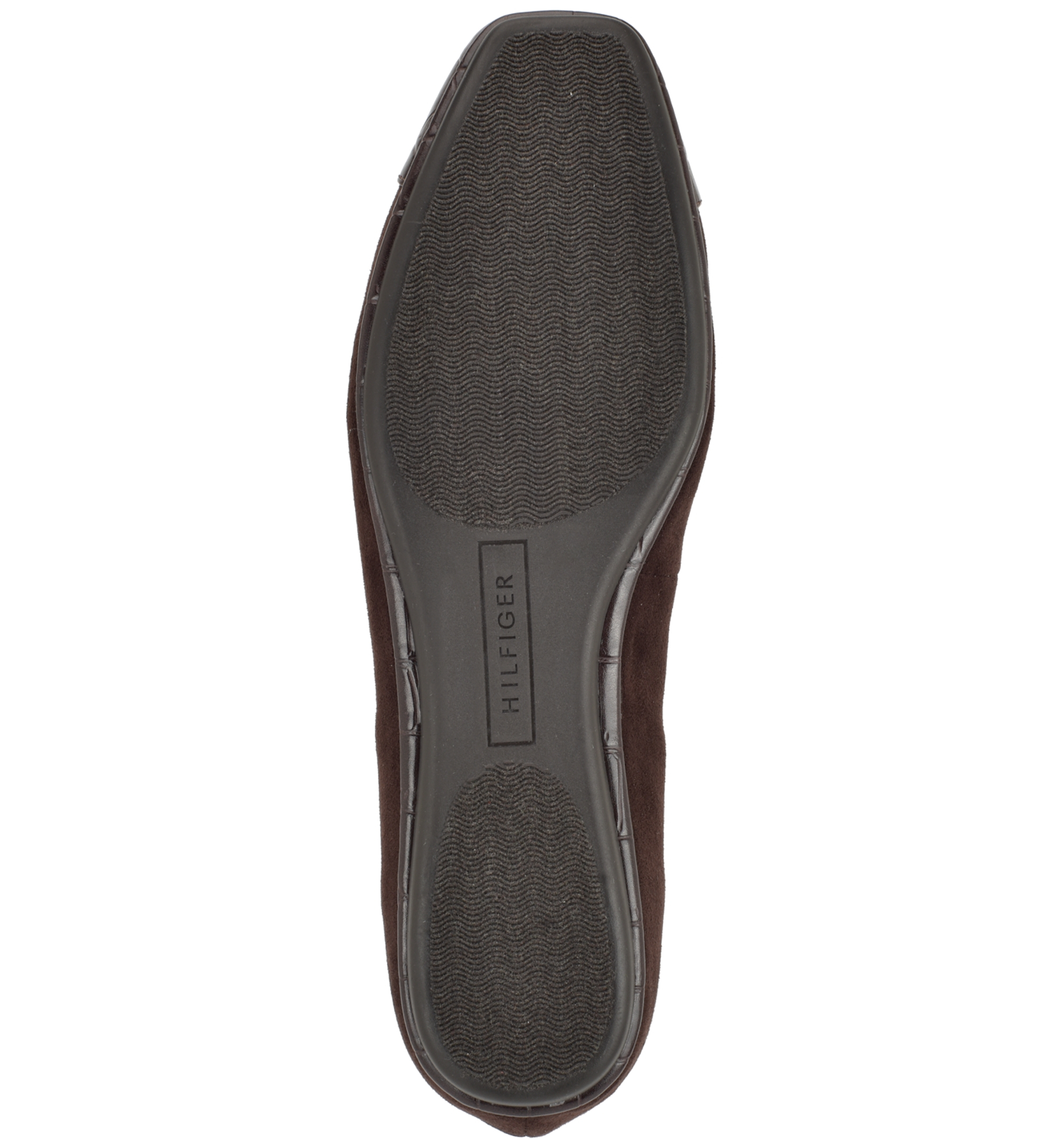 Tommy Hilfiger Women's Bekim Cap Toe Ballet Flats - Dark Brown Croco