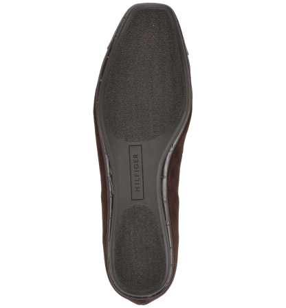 Tommy Hilfiger Women's Bekim Cap Toe Ballet Flats - Dark Brown Croco
