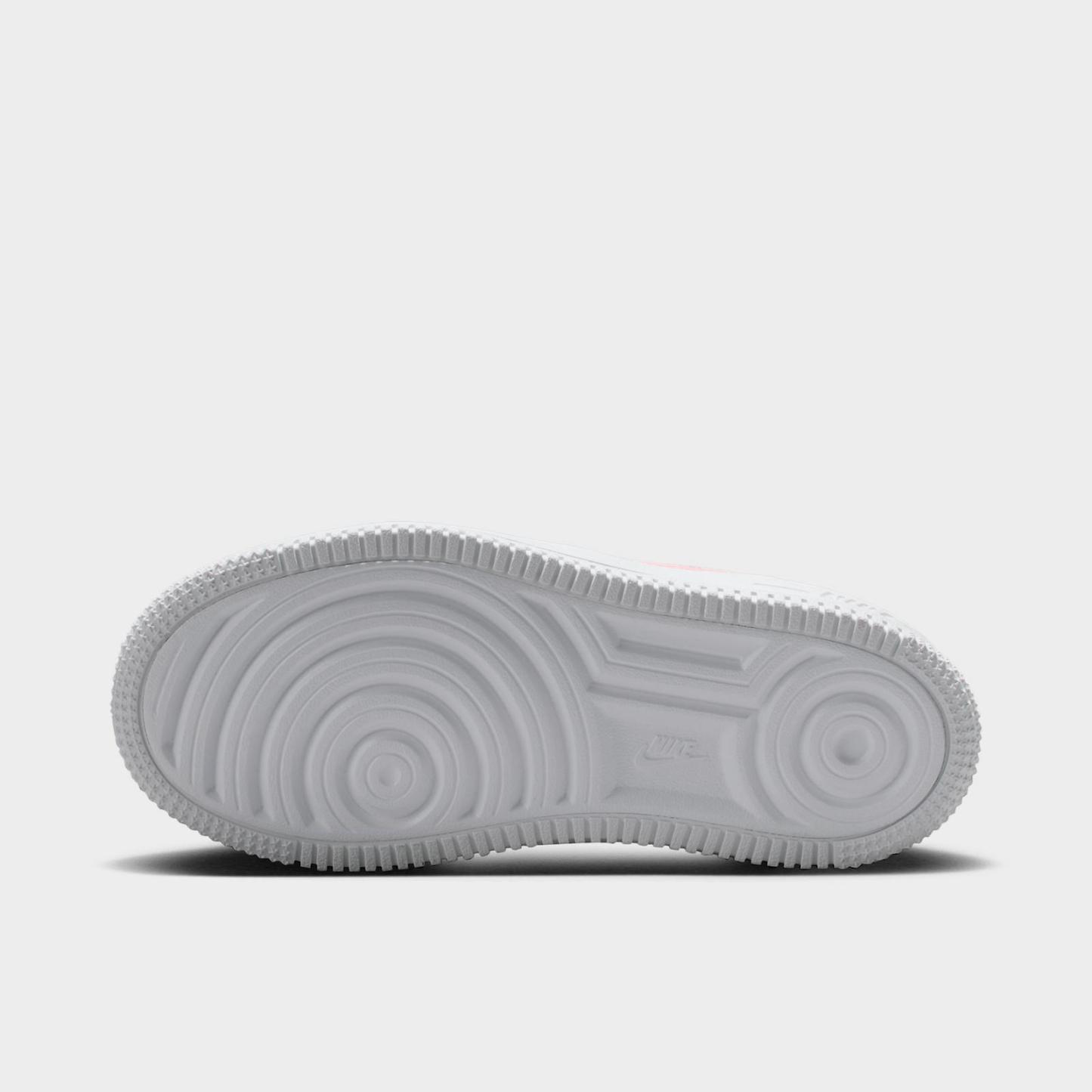 Little Kids' Nike Force 1 Casual Shoes - White/White/Medium Soft Pink