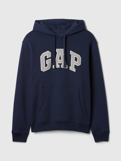 Adult VintageSoft Arch Logo Hoodie - Tapestry navy blue