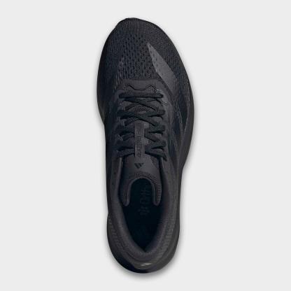 Men's adidas Adizero Pacer Running Shoes - Core Black/Core Black/Carbon - Top view