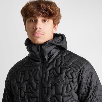 Men's adidas Terrex Xperior Primaloft Loose Fill Insulated Hooded Jacket - Black