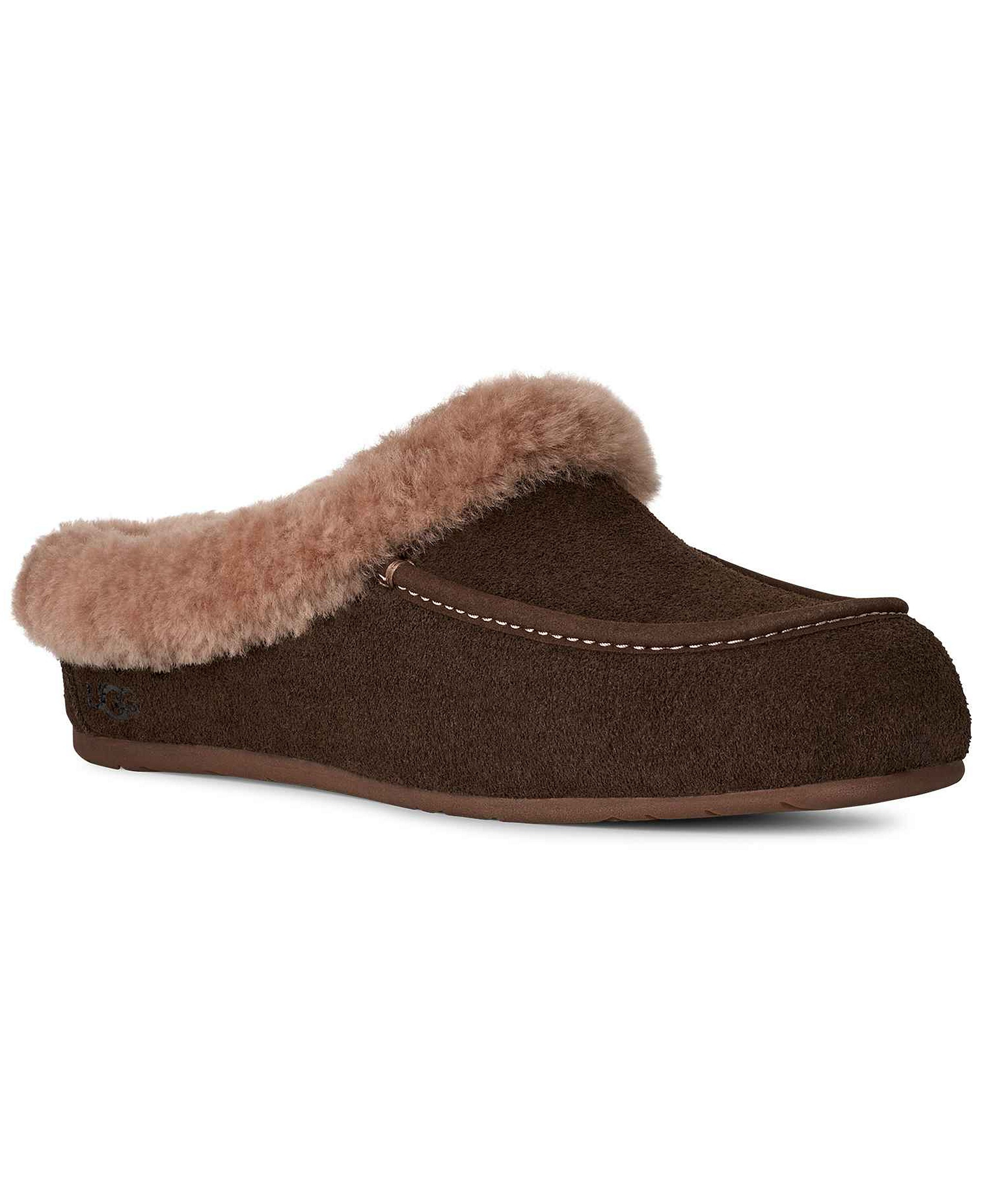UGG® Women's Ansley Moccasin Slip On Slippers - Dusted Cocoa