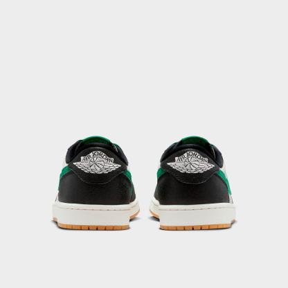 Men's Air Jordan Retro 1 Low OG Casual Shoes - Phantom/Pine Green/Black - view 4