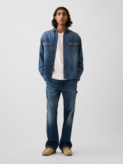 '90s Loose Jeans - Dark MEDIUM WASH