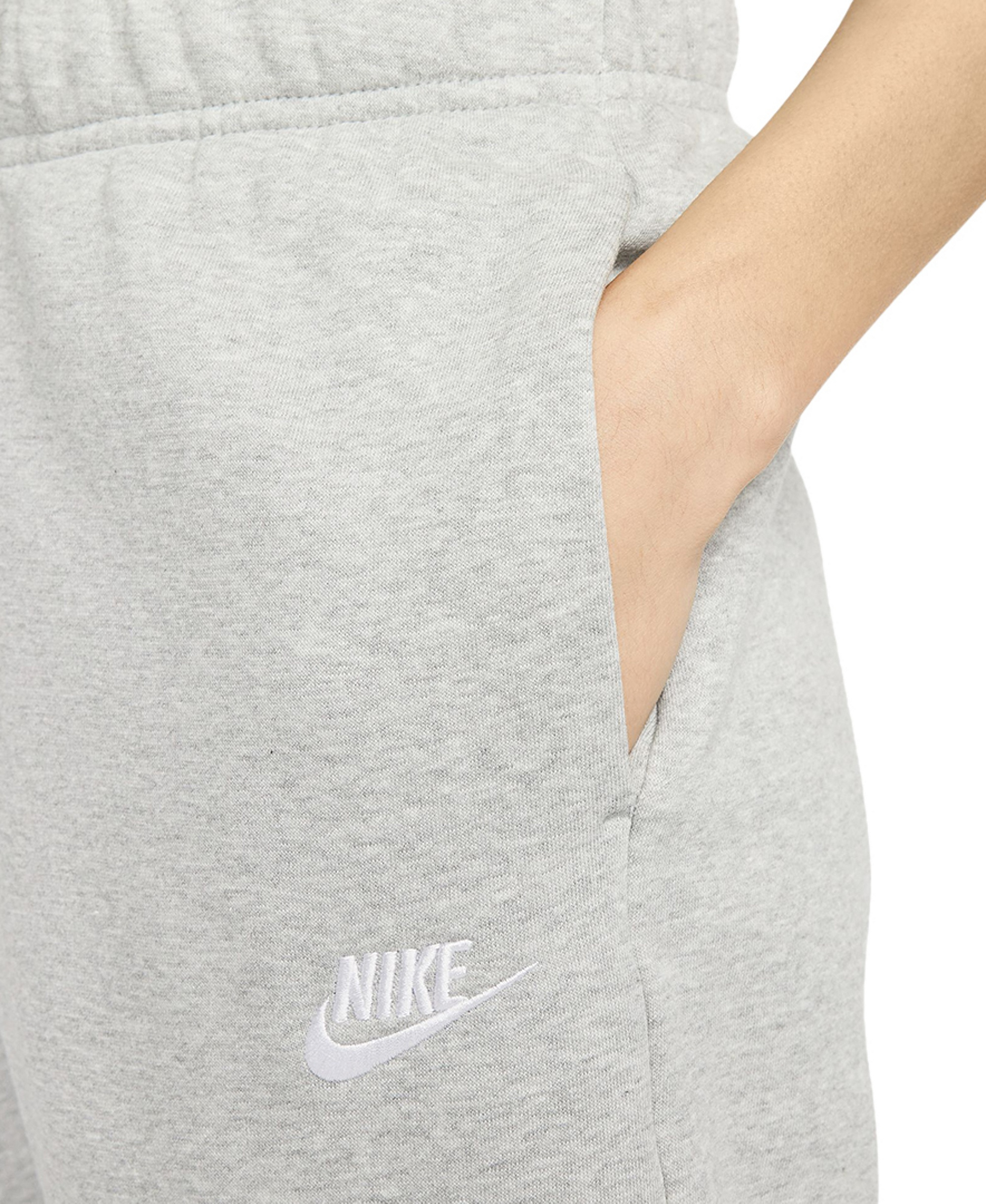 Nike Women's Sportswear Club Fleece Mid-Rise Joggers - Dark Grey Heather