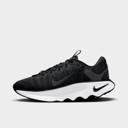 Men's Nithtke Motiva Walking Shoes - Black/Anthracite/White/Black - Left shoe facing left. Outside of the shoe.