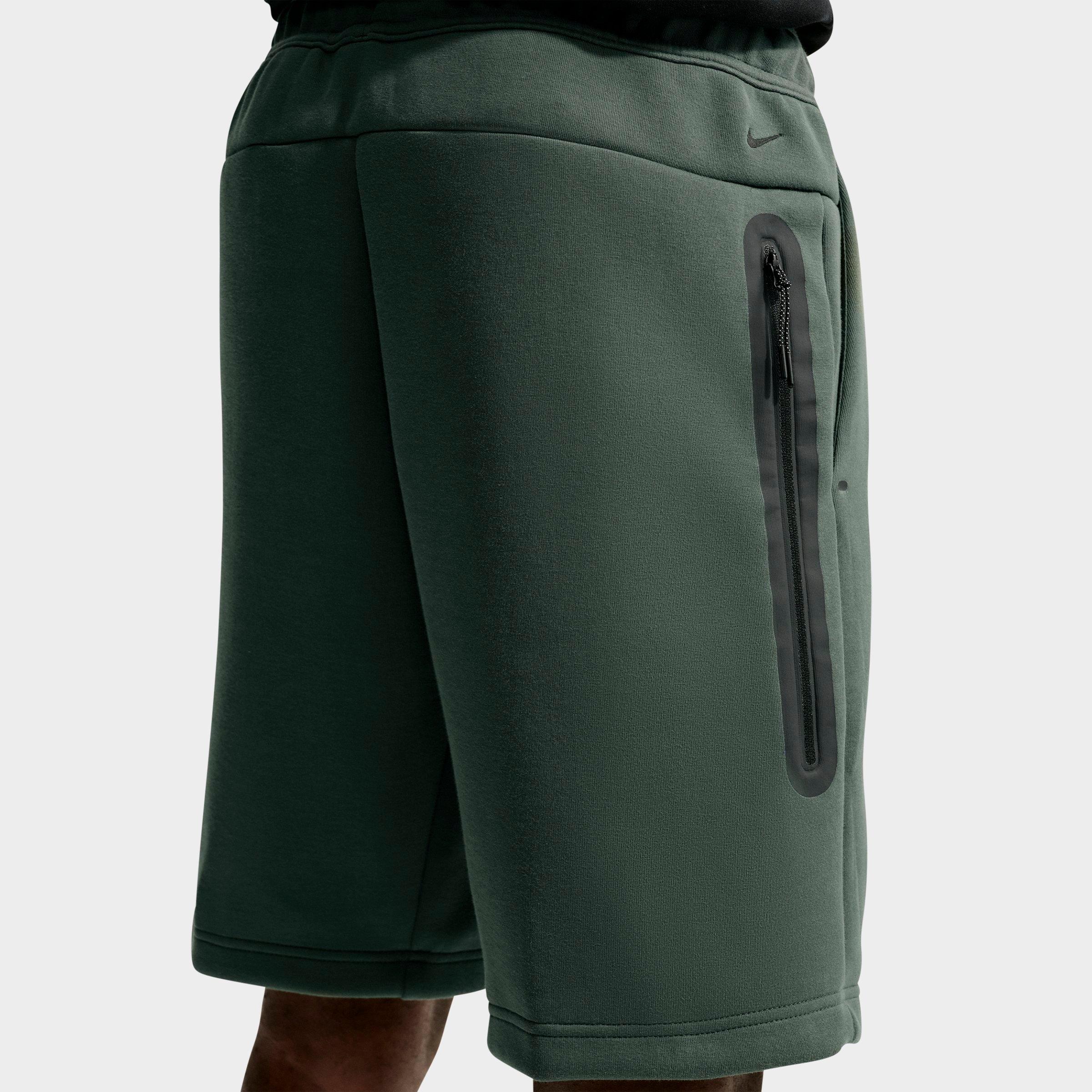 Men's Nithtke Tech Fleece Shorts - Camo Green/Black