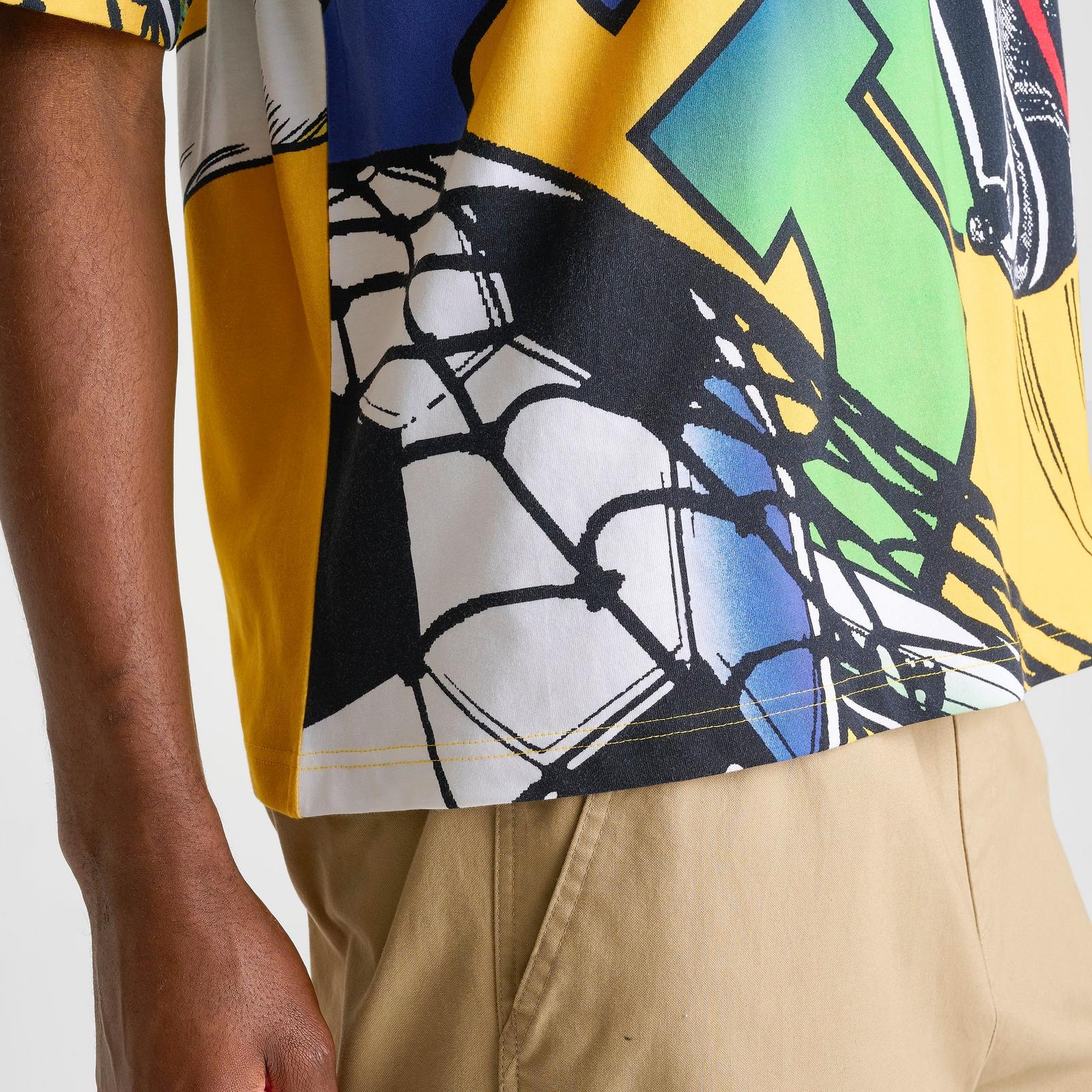 Men's Jordan Essentials Brazil Graphic Boxy T-Shirt - Varsity Maize - view 6