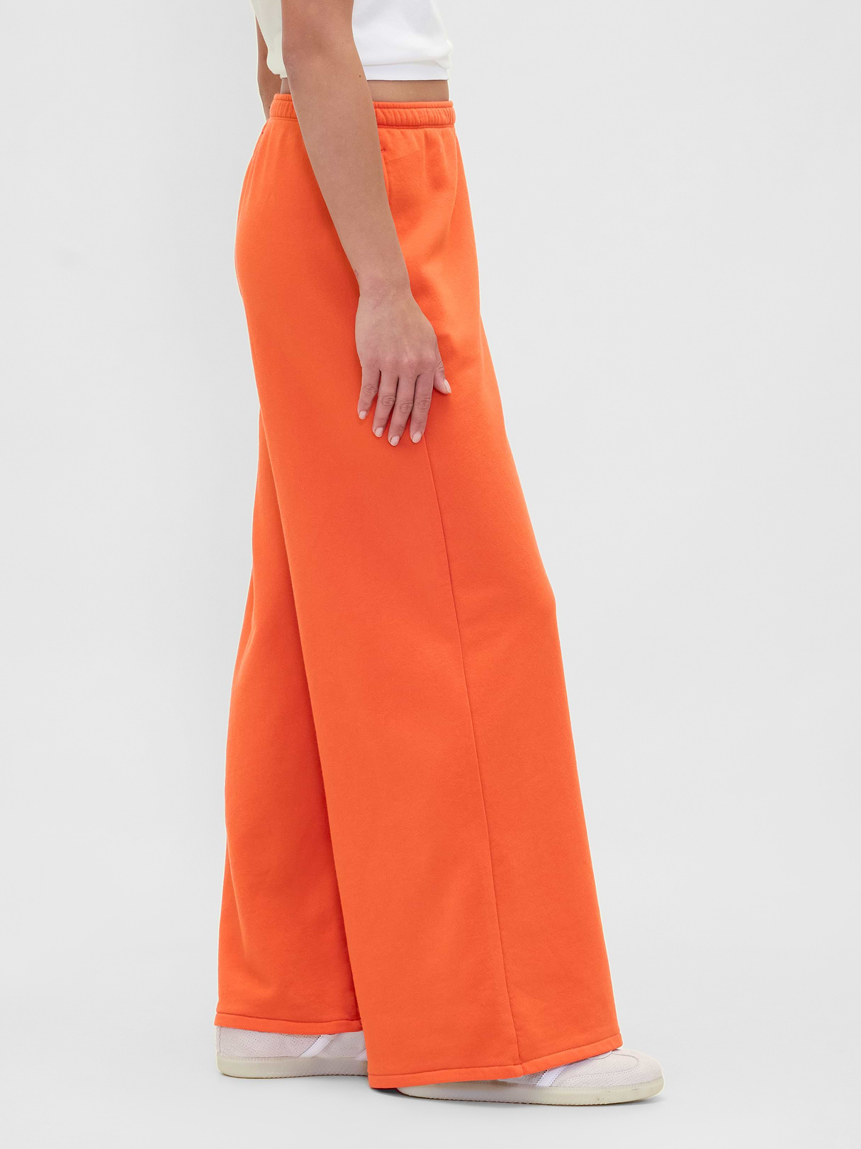 VintageSoft Baggy Sweatpants - Orange blaze