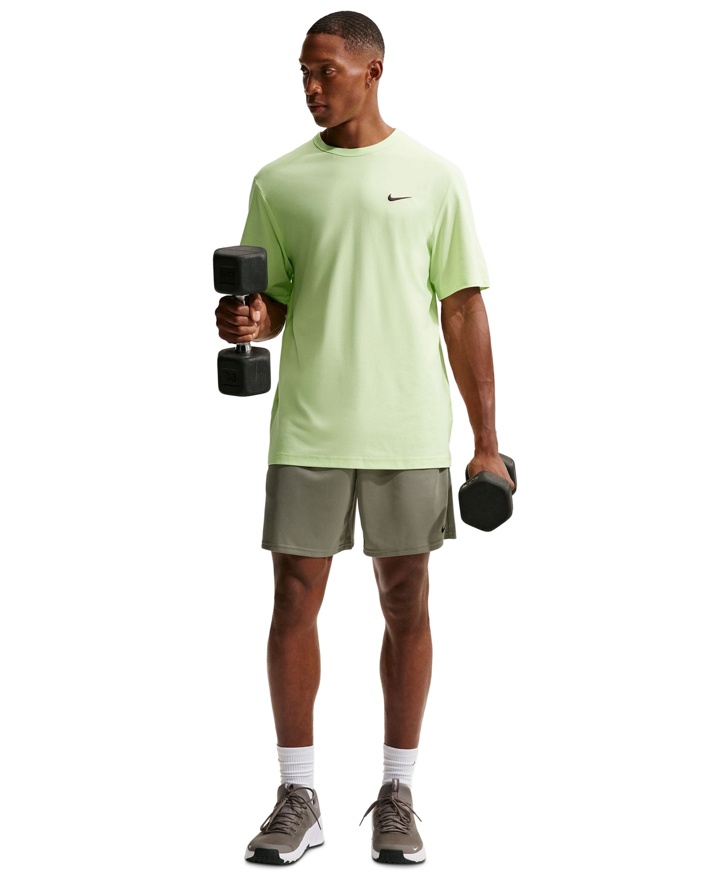Nike Men's Flex Training Shorts - Light Army/Black