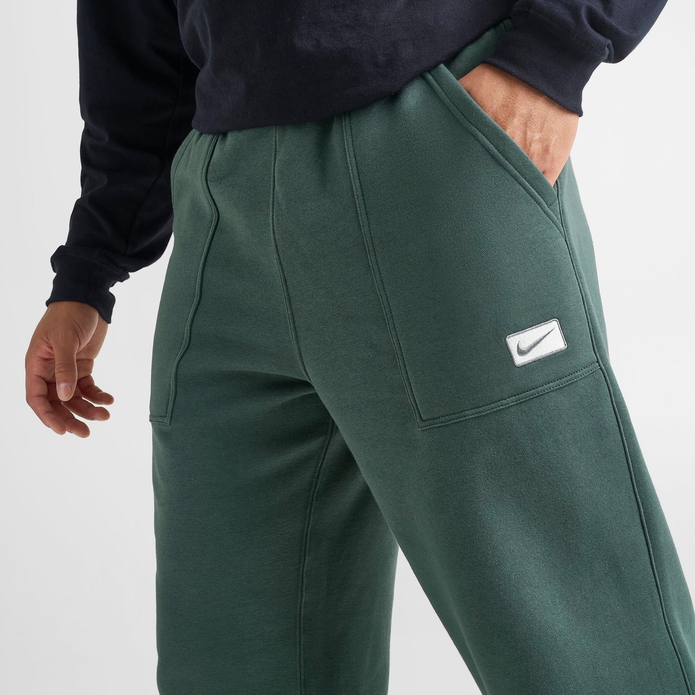 Men's Nithtke Sportswear Swoosh Box Fleece Sweatpants - Vintage Green/Sail