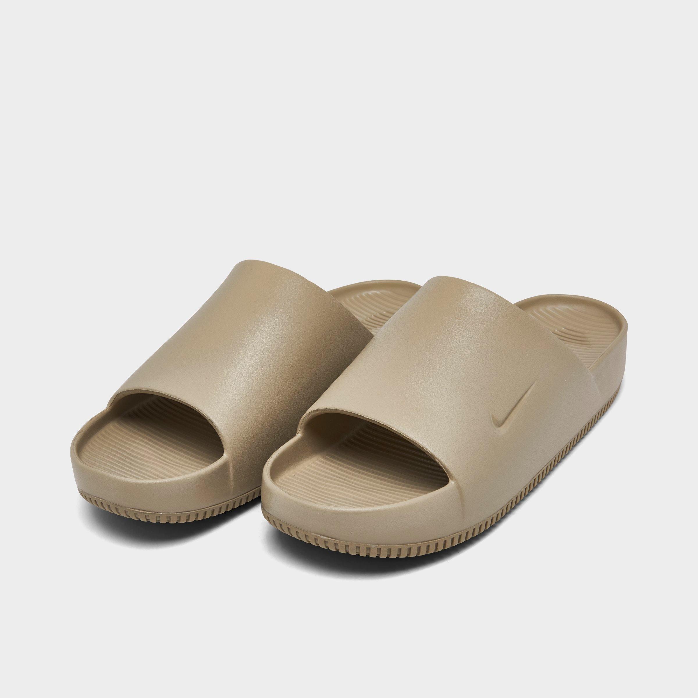 Men's Nithtke Calm Slide Sandals - Khaki/Khaki - Both shoes facing left