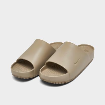 Men's Nithtke Calm Slide Sandals - Khaki/Khaki - Both shoes facing left