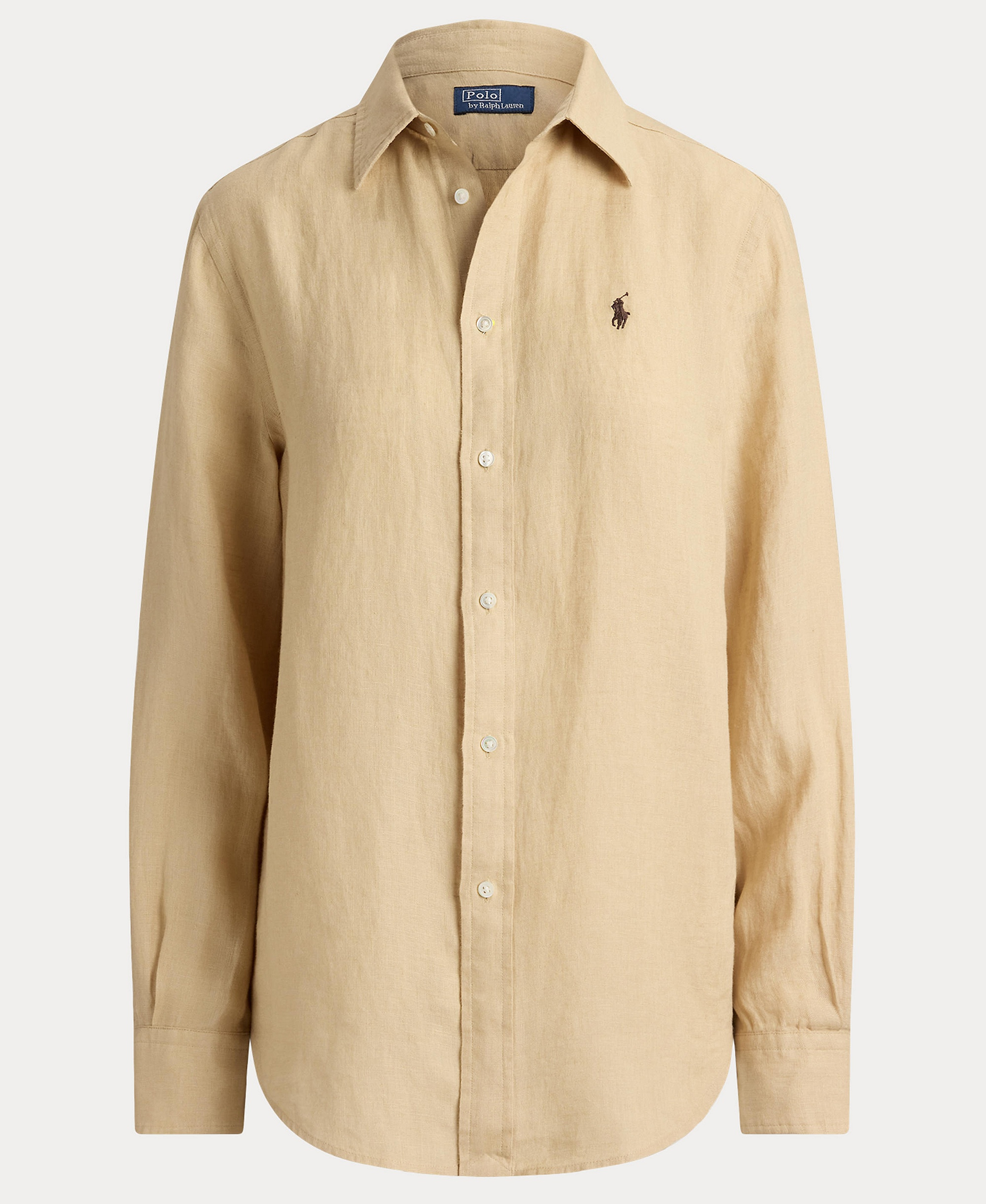 Polo Ralph Lauren Women's Classic-Fit Linen Shirt - Dune Tan