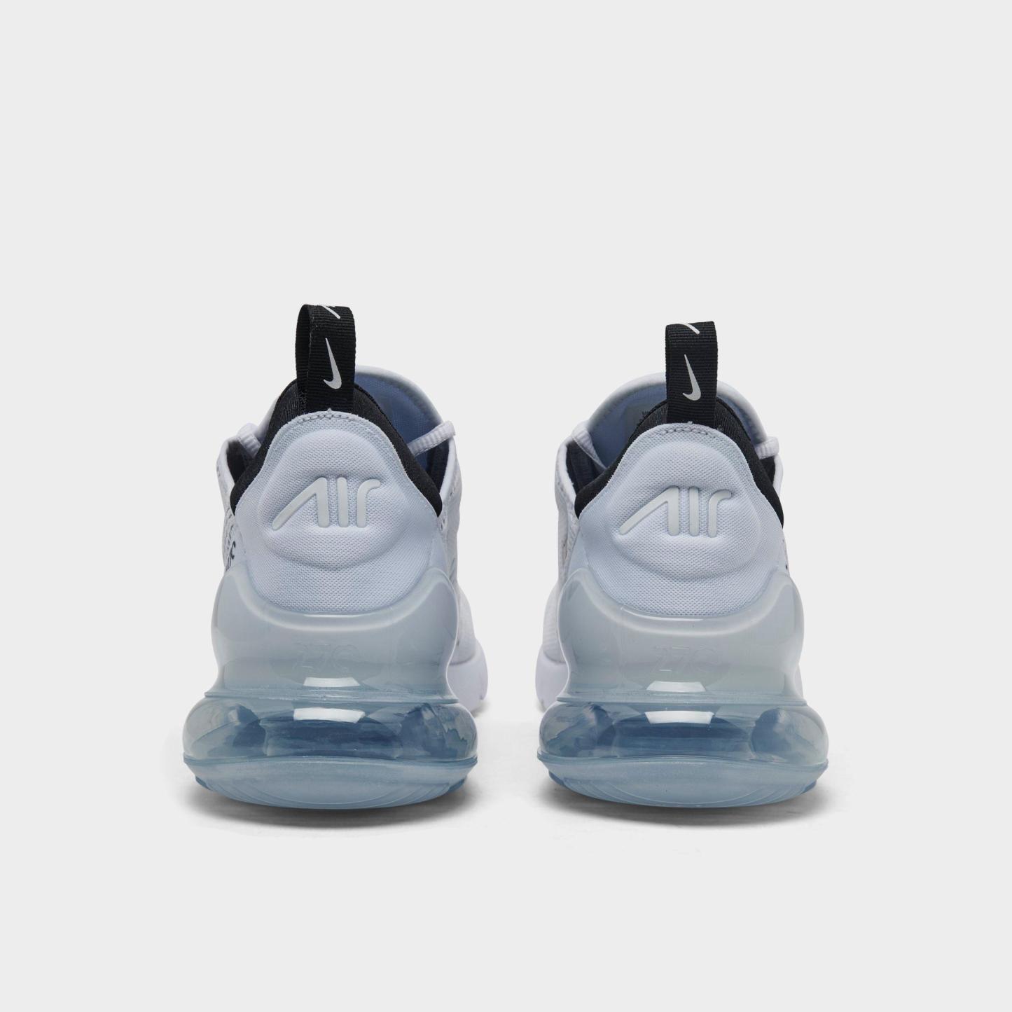 Men's Nithtke Air Max 270 Casual Shoes - Part 1 - White/Black/White - Back view