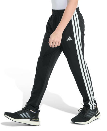 adidas Big Boys Elastic Waistband Tapered Pants - Black