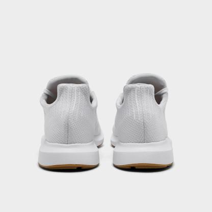 Men's adidas Originals Swift Run 1.0 Casual Shoes - Cloud White/Cloud White/Core Black/Gum - Back view