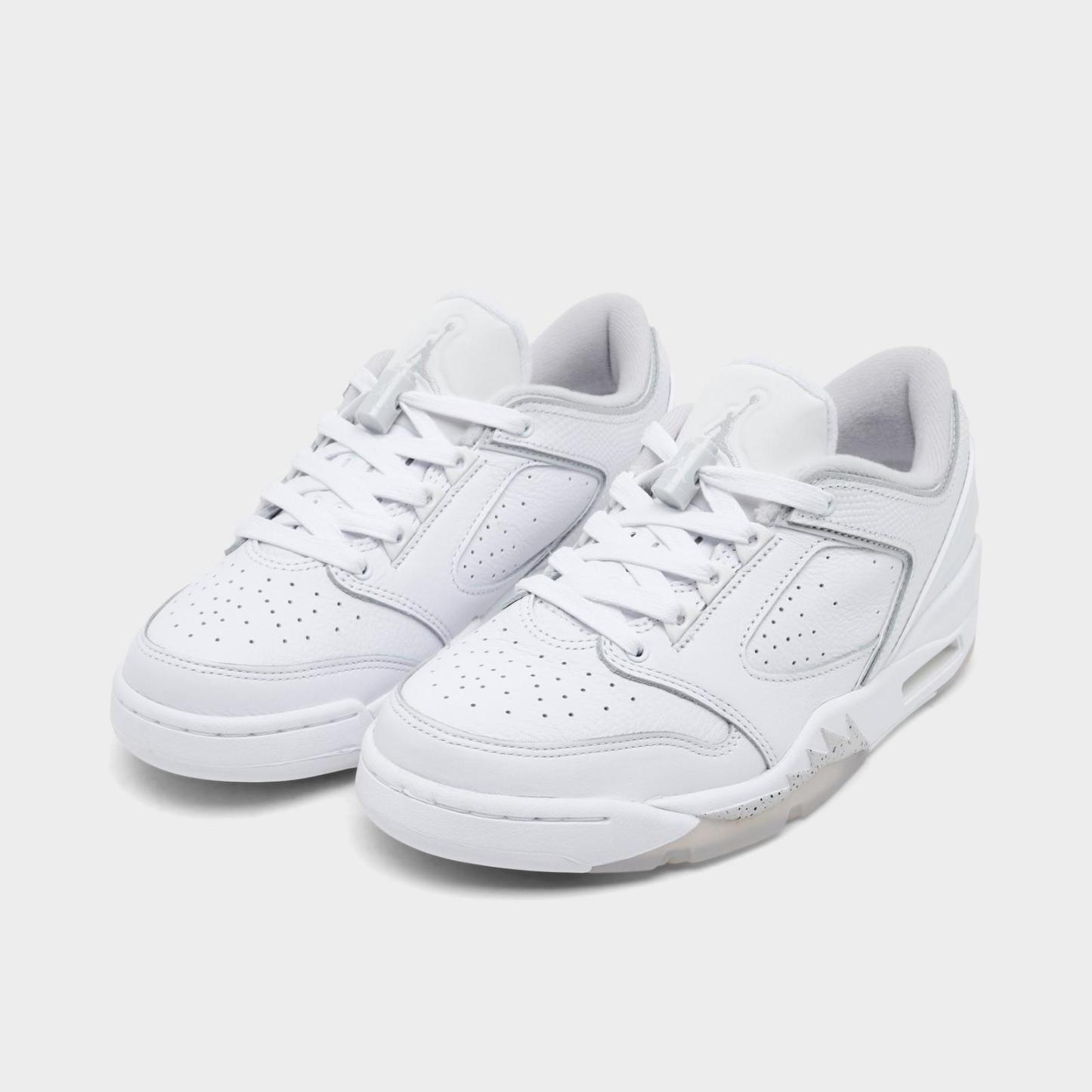 Women's Jordan Sixty Plus Low Casual Shoes - White/Anthracite/Neutral Grey - Left shoe facing left. Outside of the shoe. - view 2