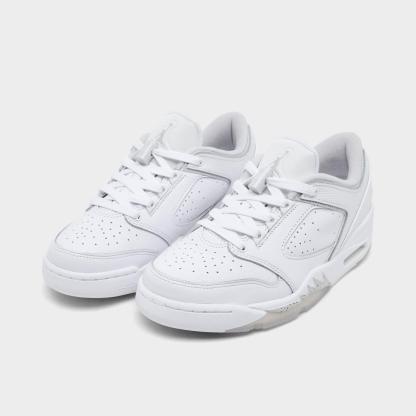 Women's Jordan Sixty Plus Low Casual Shoes - White/Anthracite/Neutral Grey - Left shoe facing left. Outside of the shoe. - view 2