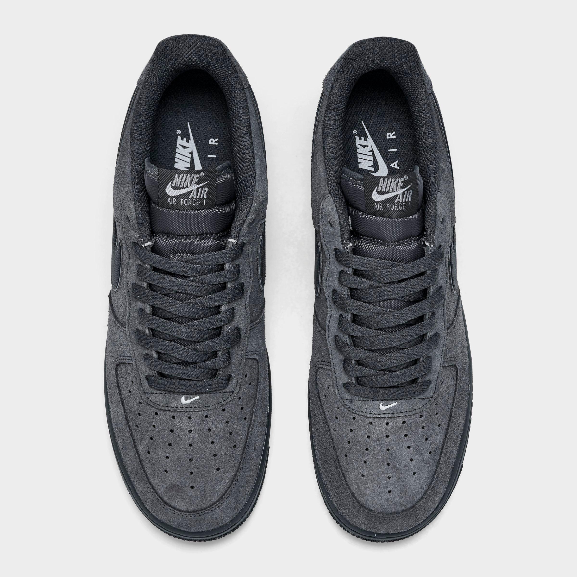 Men's Nithtke Air Force 1 '07 LV8 Casual Shoes - Part 2 - Anthracite/Anthracite - Top view