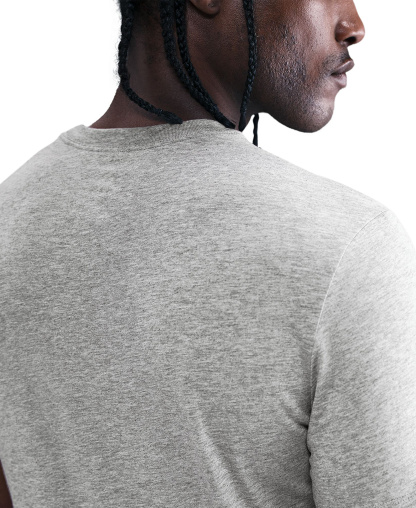 Nike Men's Swoosh Short-Sleeve T-Shirt - Dark Gray Heather
