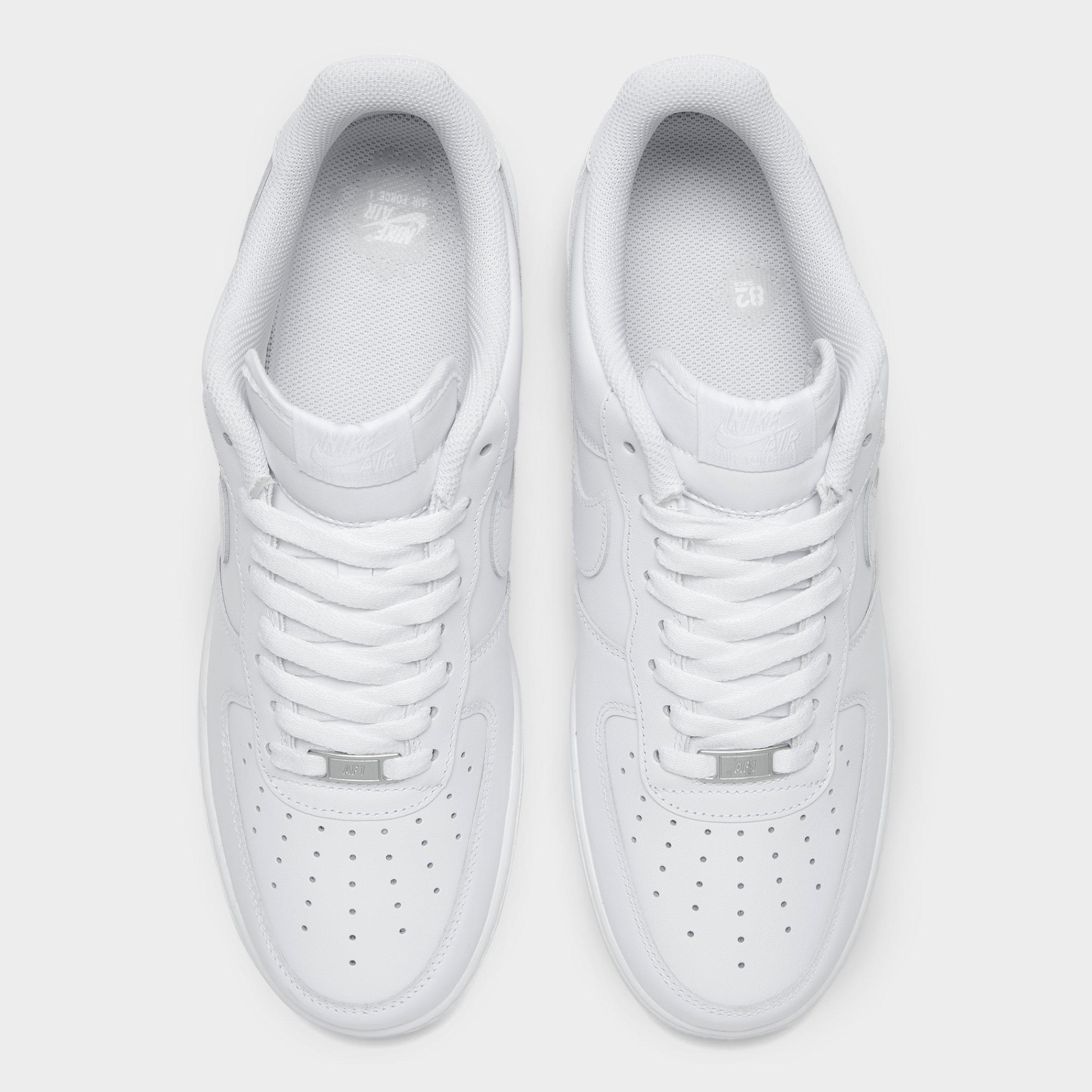 Men's Nithtke Air Force 1 '07 Casual Shoes - Part 2 - White/White - Top view