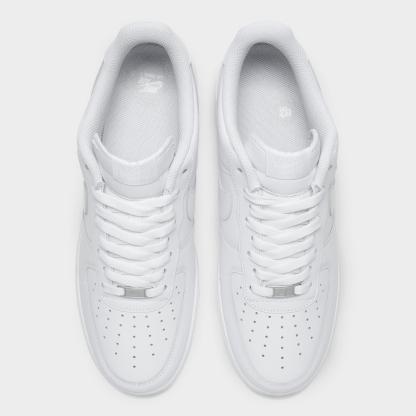 Men's Nithtke Air Force 1 '07 Casual Shoes - Part 2 - White/White - Top view