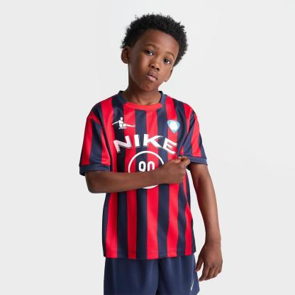 Little Kids' Nike Goal Mode Soccer Jersey and Shorts Set - Midnight Navy