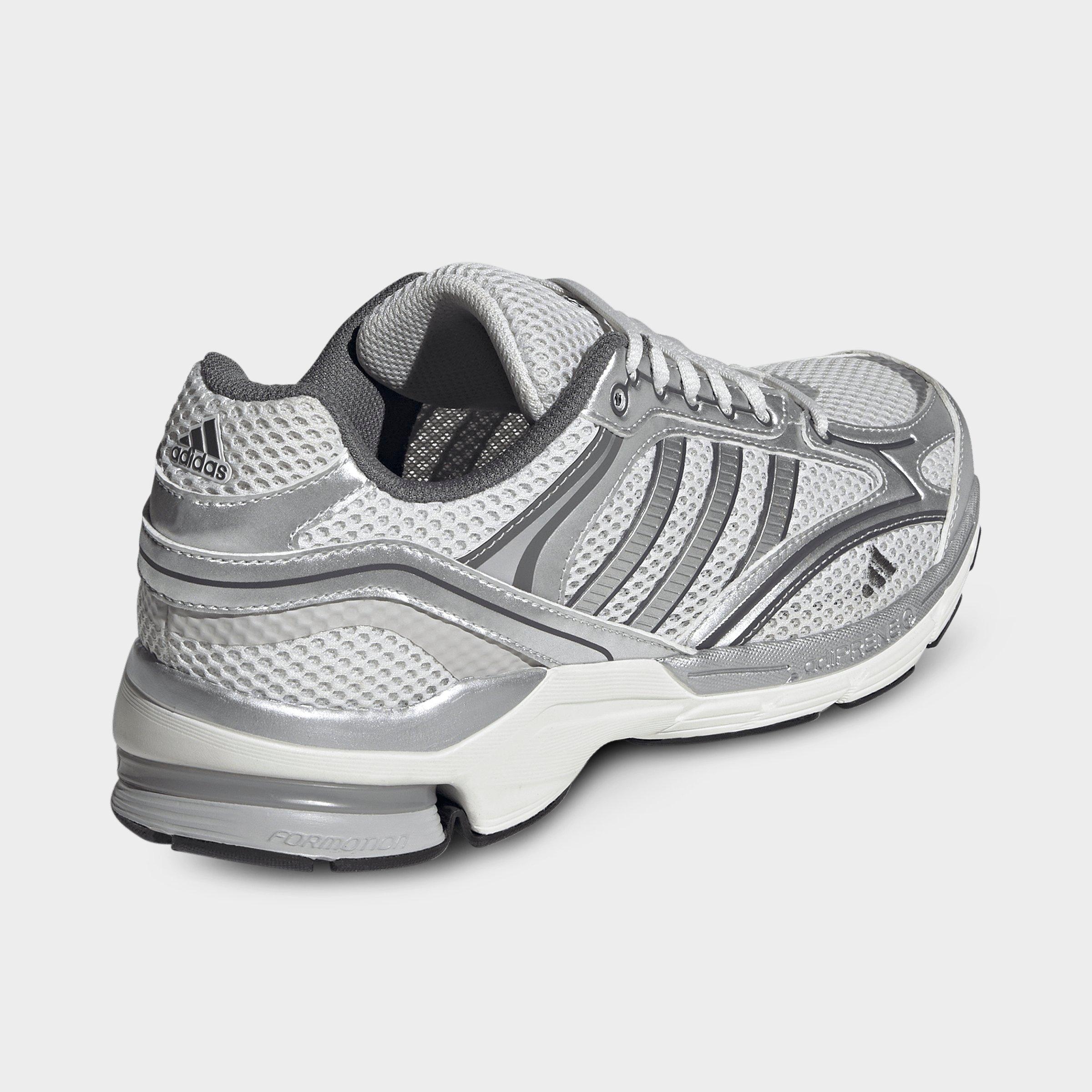Men's adidas Spiritain 2000 Casual Shoes - Part 1 - Crystal White/Silver Metallic/Grey - Back view