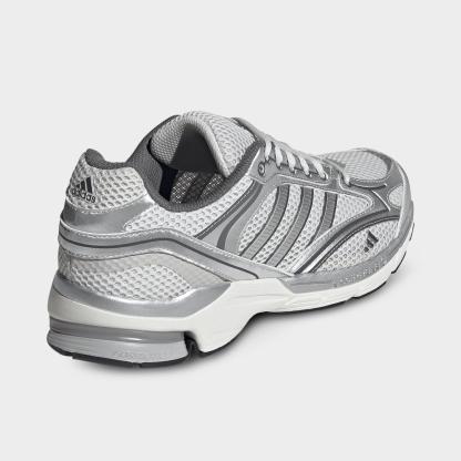Men's adidas Spiritain 2000 Casual Shoes - Part 1 - Crystal White/Silver Metallic/Grey - Back view