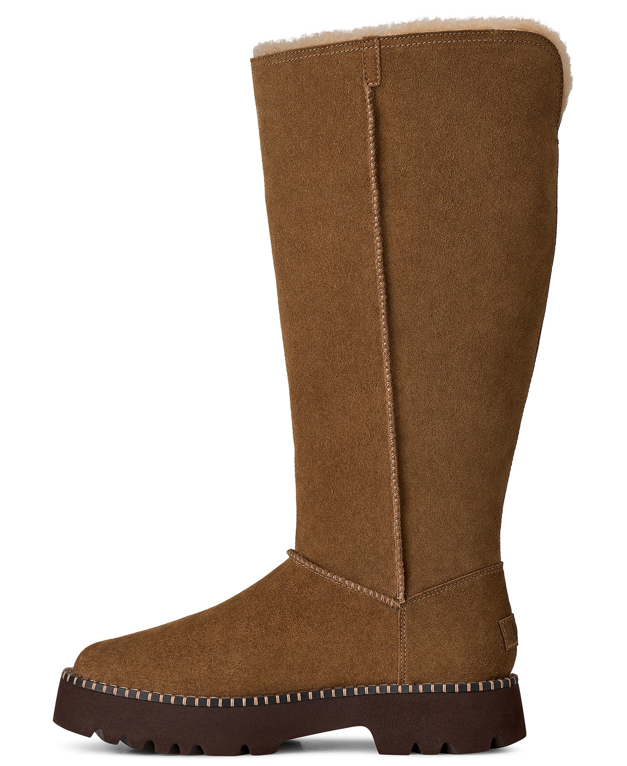UGG® Women's Uptowner Round Toe Tall Boots - Light Bronze