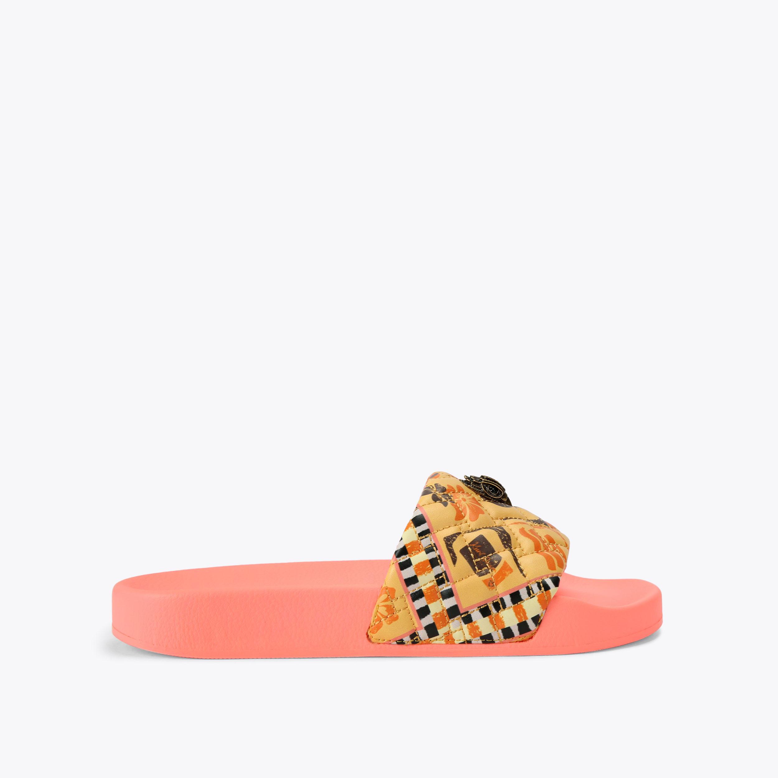 Kurt Geiger London Meena Eagle Slide - Yellow