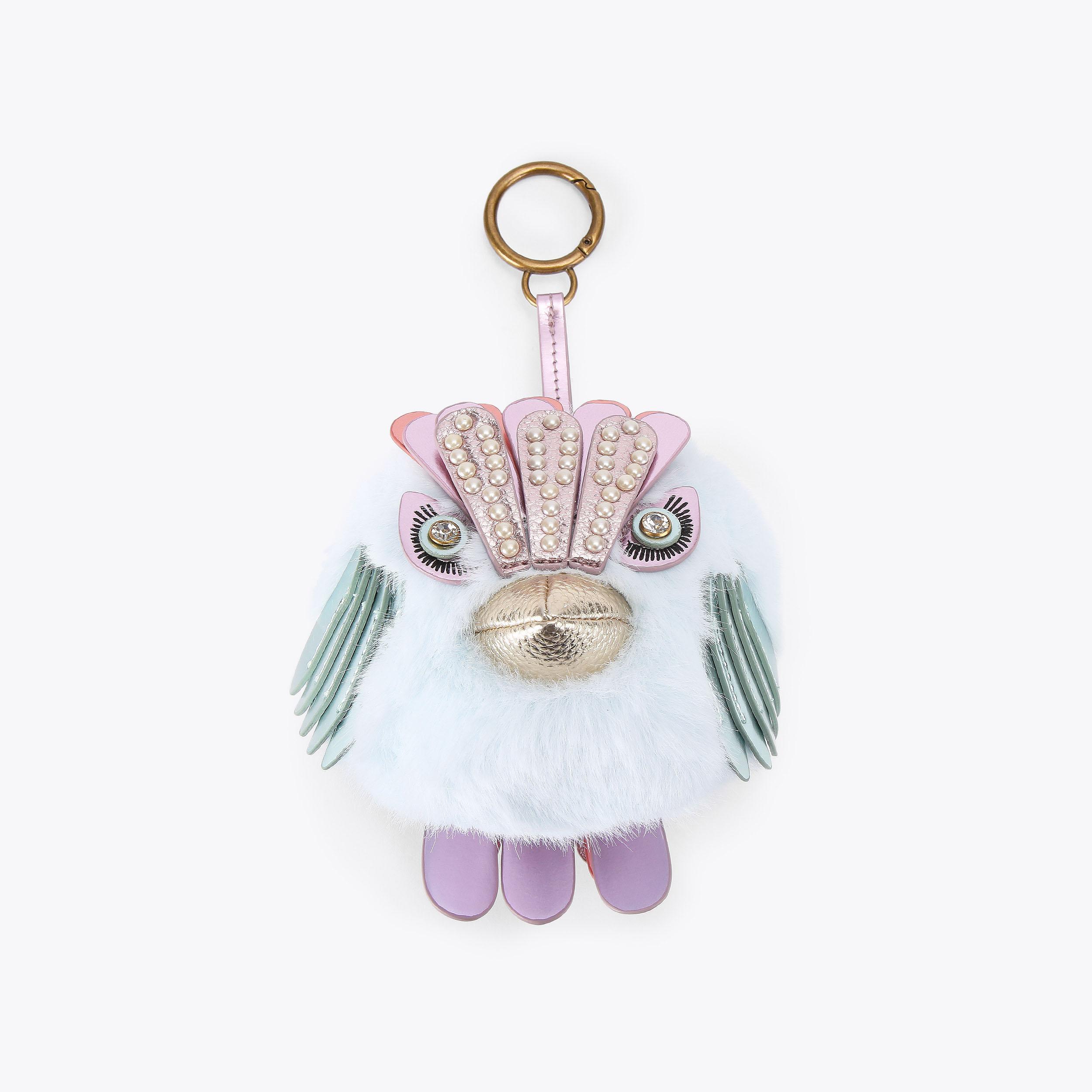 Kurt Geiger London Pom Pom Eagle Charm - Blue
