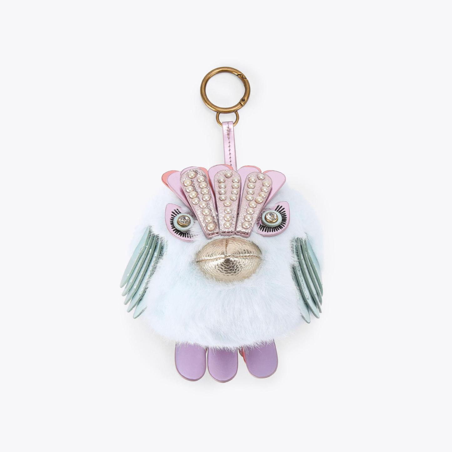 Kurt Geiger London Pom Pom Eagle Charm - Blue