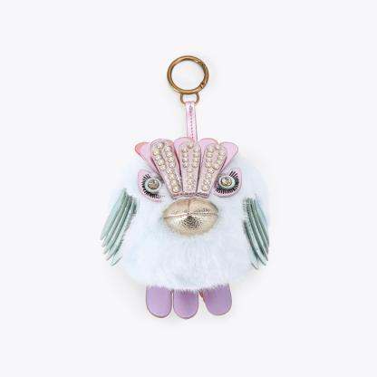 Kurt Geiger London Pom Pom Eagle Charm - Blue