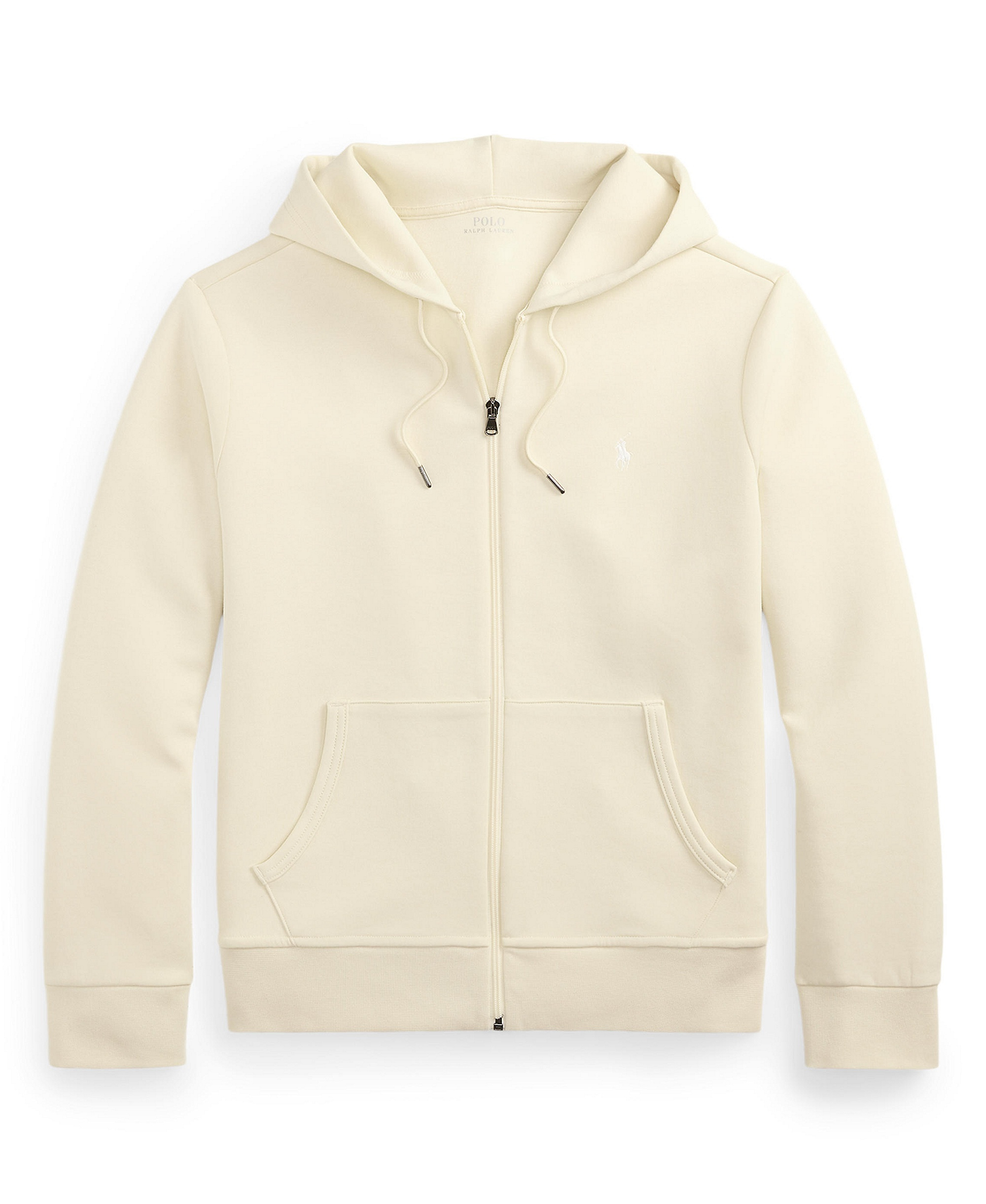 Polo Ralph Lauren Men's Double-Knit Full-Zip Hoodie - Guide Cream